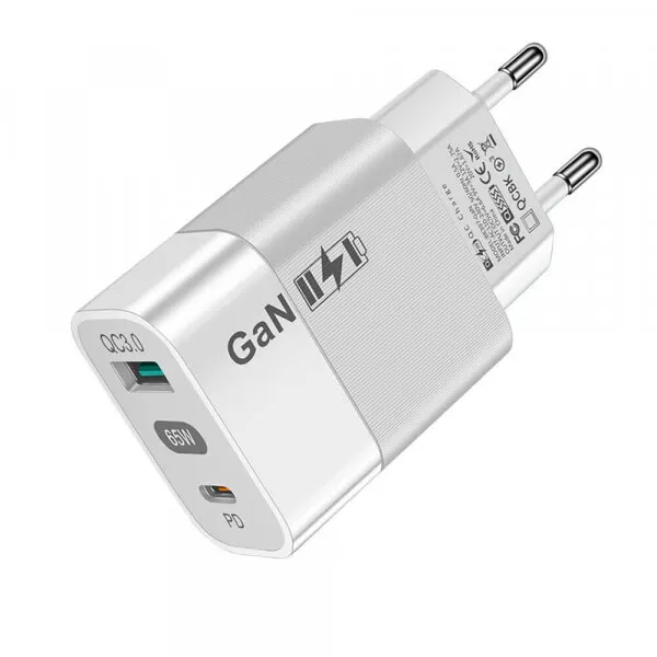 techsuit Incarcator Retea Techsuit CHPD131, 33W, 6.6A, 1 x USB-A - 1 x USB-C, Alb