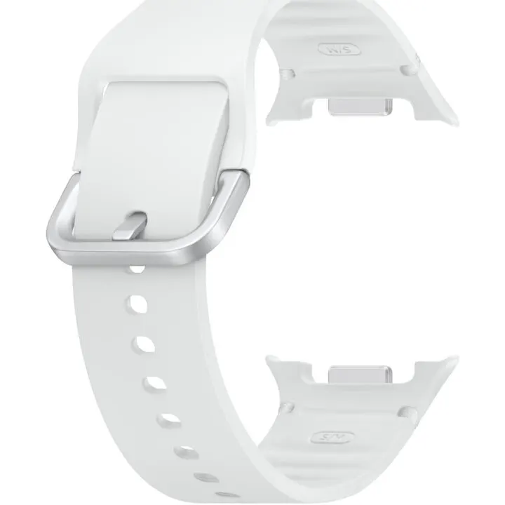 Samsung Curea Smartwatch Samsung Sport pentru Galaxy Watch8 / Watch8 Classic, marime S/M, Alb
