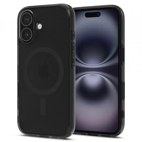 Spigen Husa MagSafe pentru Apple iPhone 16, Spigen, Ultra Hybrid T, Neagra Satinata ACS09074