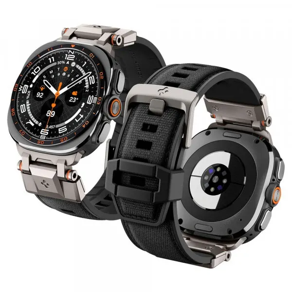 Spigen Curea Spigen DuraPro Armor pentru Samsung Galaxy Watch Ultra Series, Neagra AMP11615
