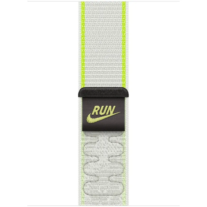 Apple Bratara pentru Apple Watch 40mm, Essential White Nike Sport Loop, Alb