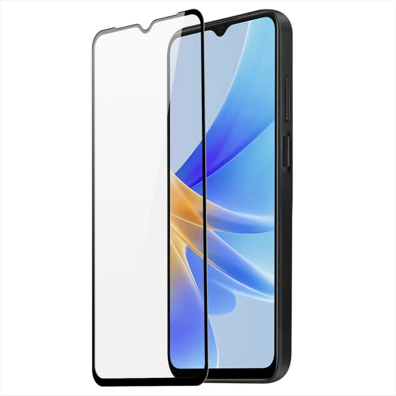 Flippy, Folie Sticla Securizata Flippy compatibil cu Oppo A57S, Full Glue Negru