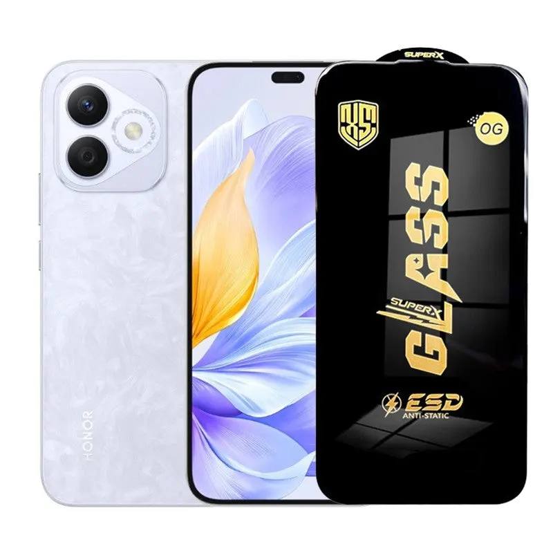 Flippy, Folie de Protectie pentru Honor X60i, Flippy, Sticla Securizata ESD, Margini Negre