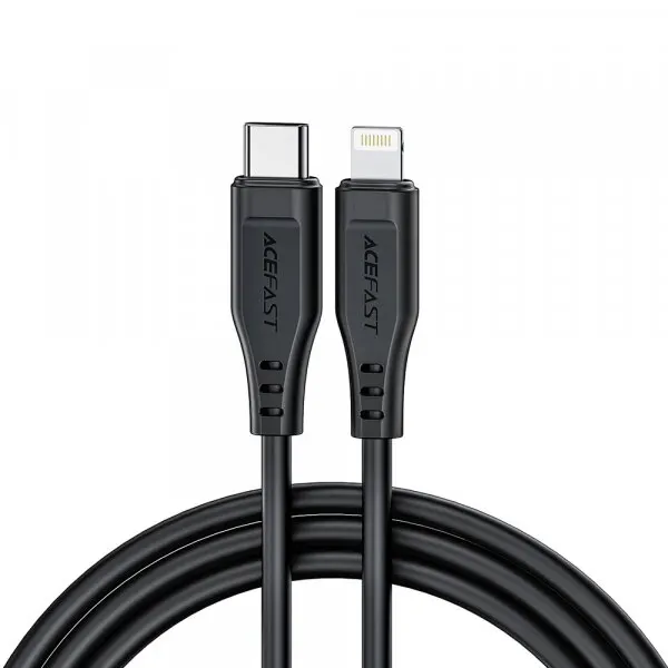 AceFast Cablu Date si Incarcare USB-C - Lightning Acefast C3-01, 30W, 1.2m, Negru