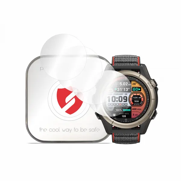 Smart Protection Folie Protectie Smart Protection Premium Classic pentru Amazfit Cheetah Pro, Set 4 bucati, Plastic