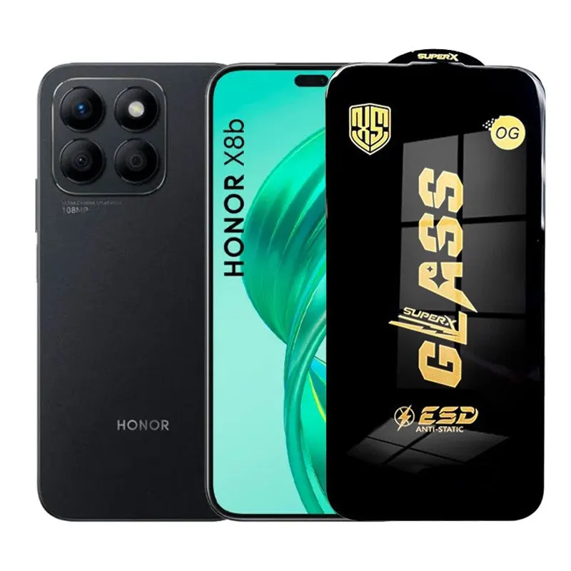 Flippy, Folie de Protectie pentru Honor X8b, Flippy, Sticla Securizata ESD, Margini Negre
