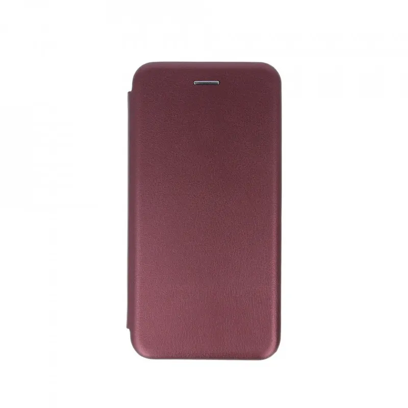 Flippy, Husa de protectie Flippy compatibila cu Huawei P30 Lite Magnet Book Case Bordeaux
