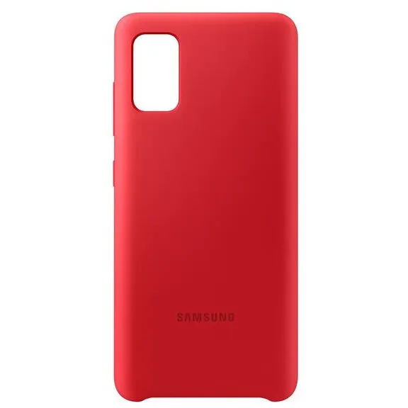 Samsung Capac protectie spate Silicone Cover - Rosu pentru Samsung Galaxy A41 (A415F)