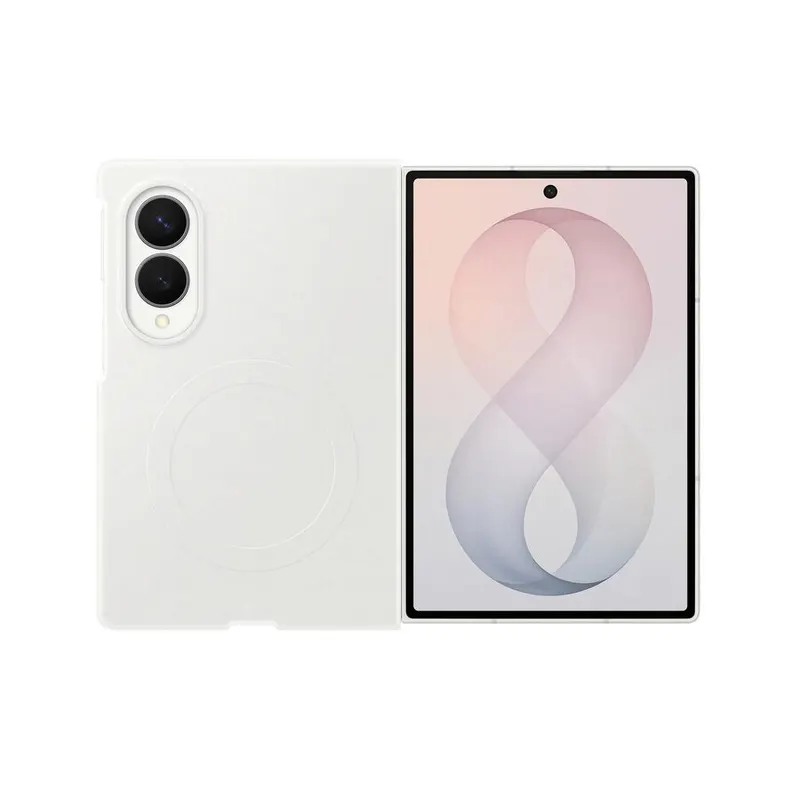 Samsung Husa Protectie Spate Samsung Silicone Magnet EF-EF971CWEGWW pentru Galaxy Z Fold8, Alb