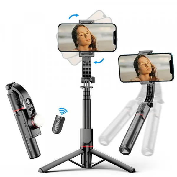 techsuit Selfie Stick Bluetooth Techsuit L19s, Universal, Negru