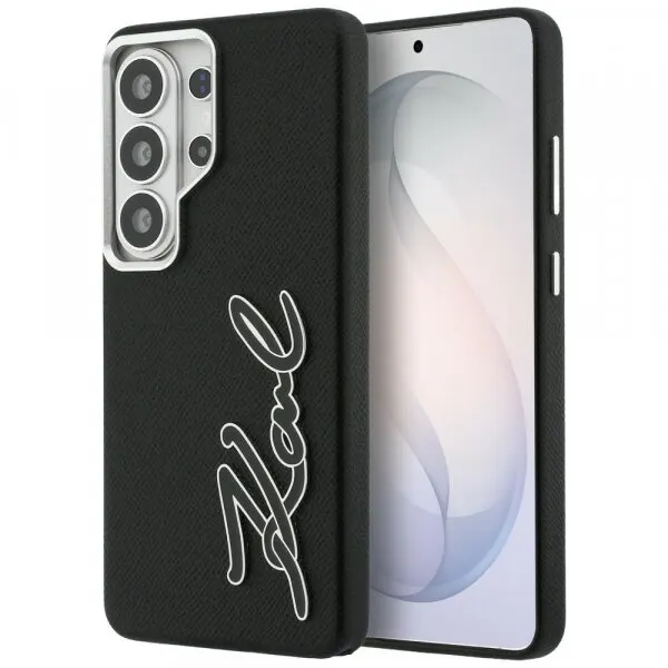Karl Lagerfeld Husa pentru Samsung Galaxy S26 Ultra S948, Karl Lagerfeld, Signature Resin Logo, Neagra
