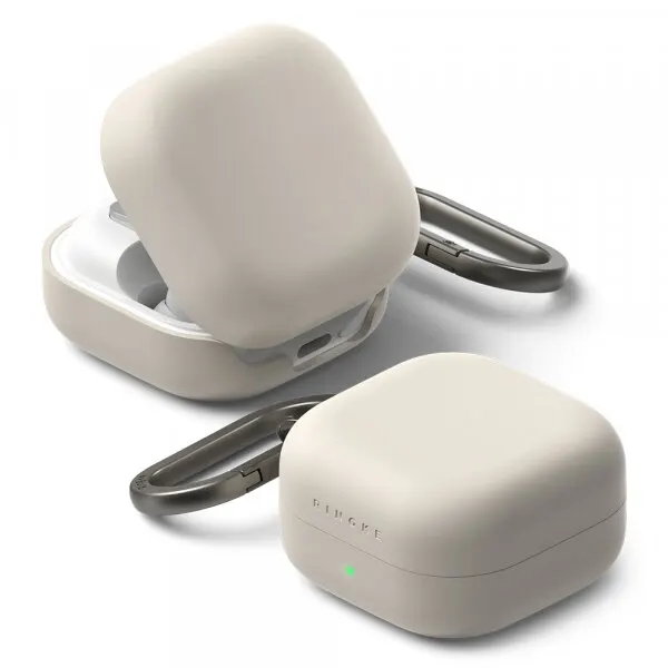 Ringke Husa Ringke pentru Samsung Galaxy Buds4 / Buds4 Pro, Crem