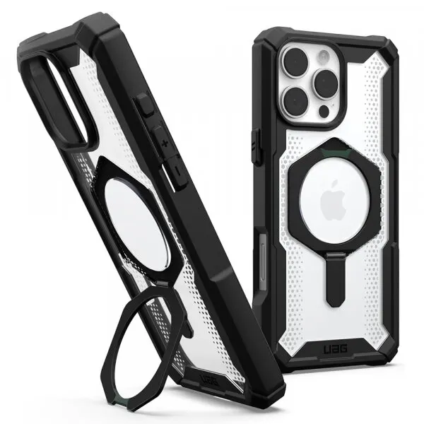 Urban Armor Gear Husa MagSafe pentru Apple iPhone 16 Pro Max, Urban Armor Gear, Plasma XTE, Neagra Transparenta