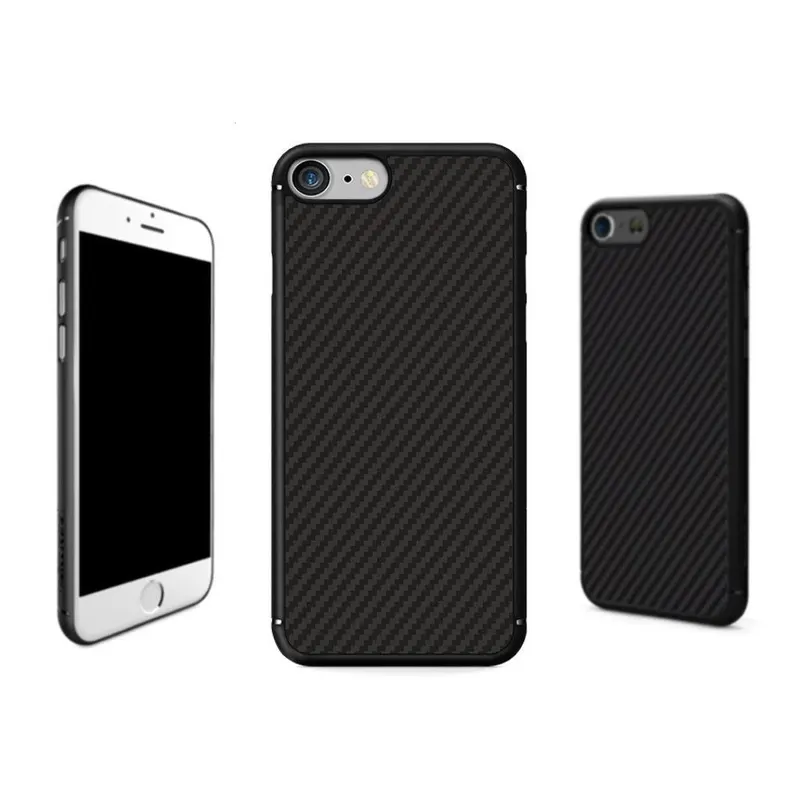 Apple, Husa Apple iPhone 7 Nillkin Synthetic Fiber Negru