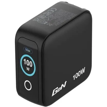 Verbatim Incacator mini GaNcu afisaj Verbatim 30239, 3 porturi, 100 W, Negru
