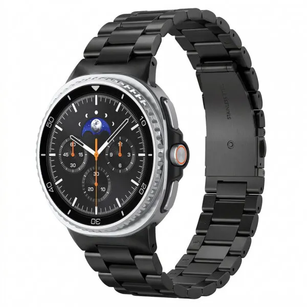 Spigen Curea Spigen Modern Fit 316L pentru Samsung Galaxy Watch9 / Watch8 / Watch8 Classic Series, Neagra AMP11608