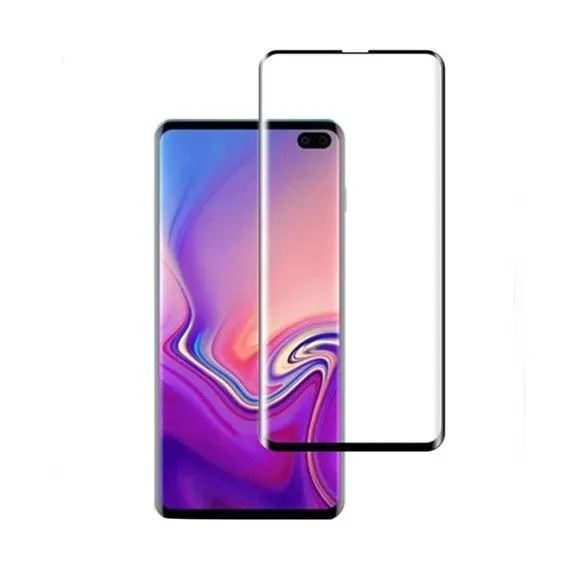 Flippy, Folie Sticla Curbata Flippy pentru Samsung S10 Plus Full Glue Negru