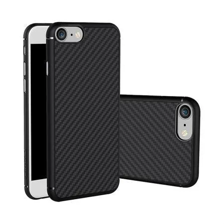 Apple, Husa Apple iPhone 8 Nillkin Synthetic Fiber Negru