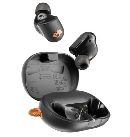 Casti True Wireless Skullcandy Sesh ANC Active, Bluetooth, Multipoint, IP67 (Negru/Portocaliu)