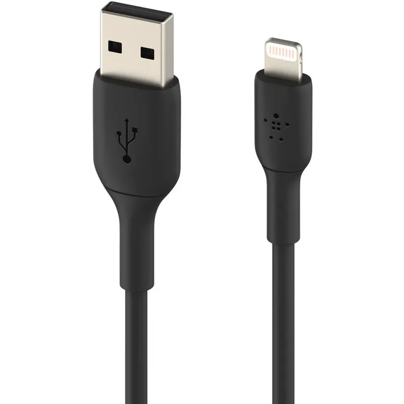 Belkin Belkin BOOST CHARGE USB-A to Lightning Cable, PVC - 2M - Black