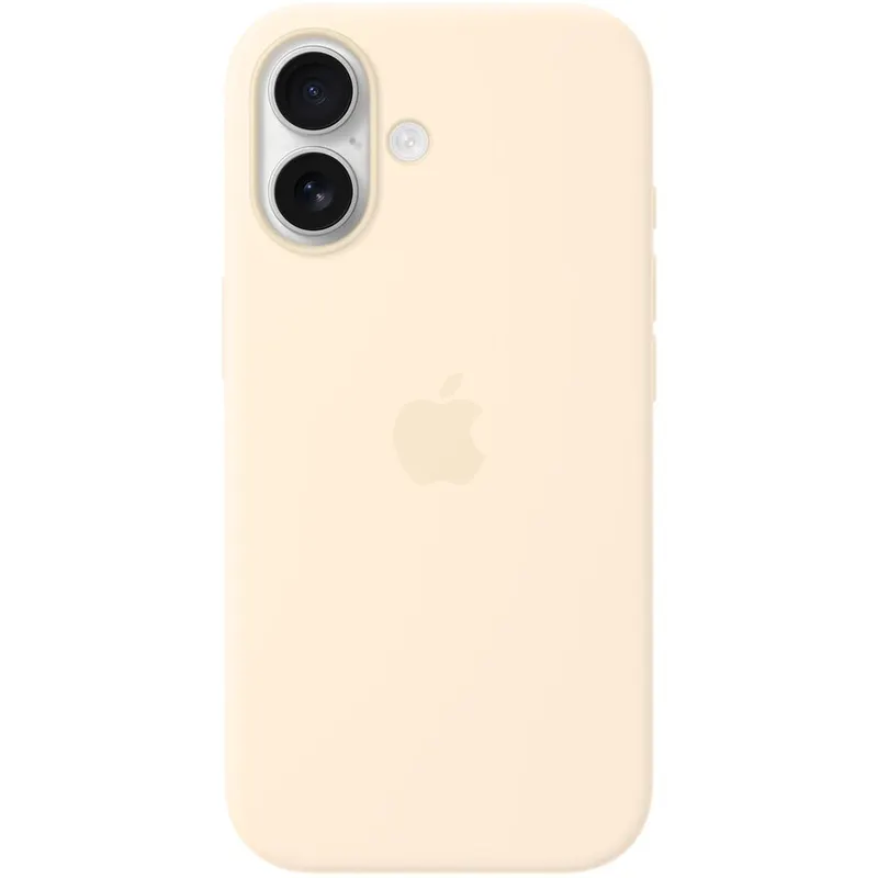 Apple Husa de protectie Apple Silicone Case with MagSafe pentru iPhone 17, Vanilie