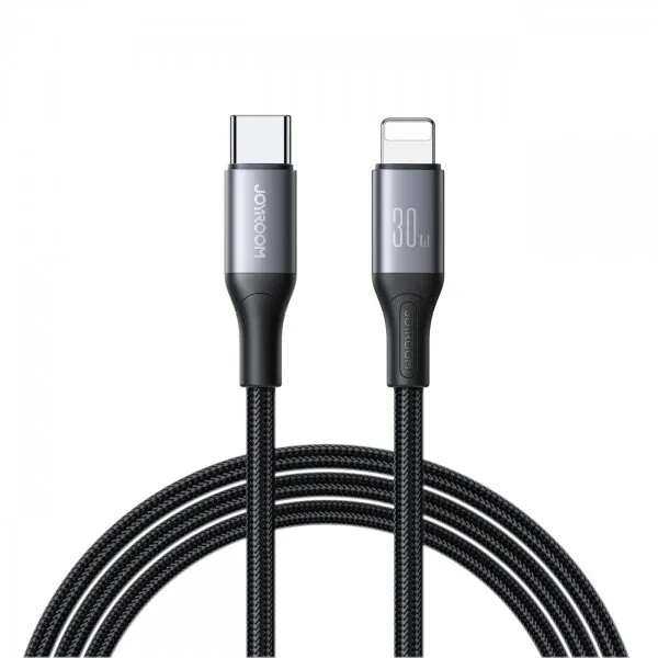JOYROOM Cablu Date si Incarcare USB-C - Lightning Joyroom S-A28 Flash, 30W, 2m, Negru
