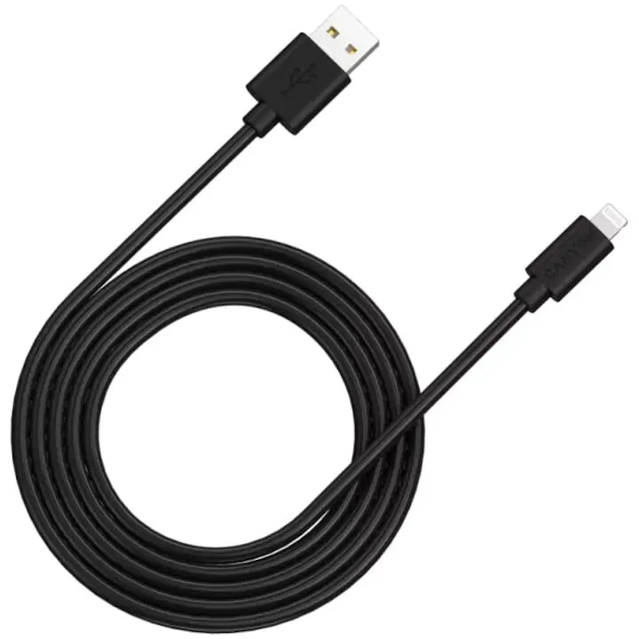 Canyon Cablu de date Canyon, MFI-12 Type-C to tip Lightning, 2m, Black (CNS-MFIC12B)