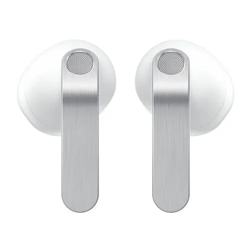 Casti True Wireless In-Ear Samsung Galaxy Buds4, Bluetooth 6.1, ANC, Galaxy AI, 6 Microfoane, Auracast, Swipe Control (Alb)