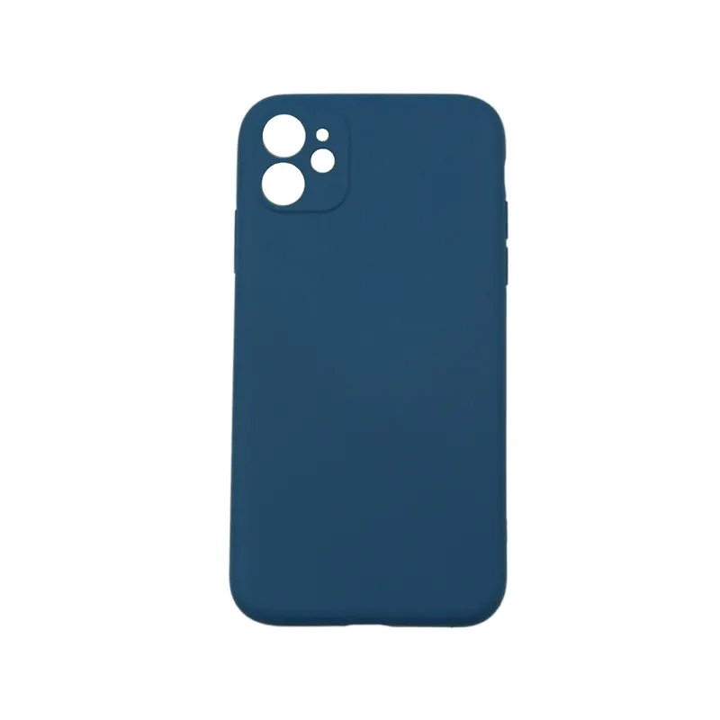 Flippy, Husa protectie Flippy compatibila cu Apple iPhone 12 Mini Liquid Silicone Case Albastru inc