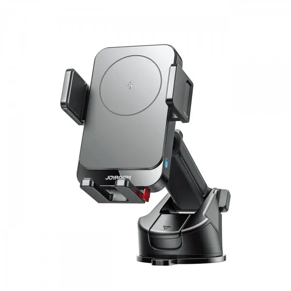 JOYROOM Incarcator Auto Wireless Joyroom JR-ZS241S, 15W, 1.67A, Negru