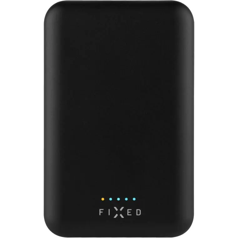 Fixed Baterie externa pentru iPhone, Fixed, MagSafe USB-C, 6 000 mAh, Negru