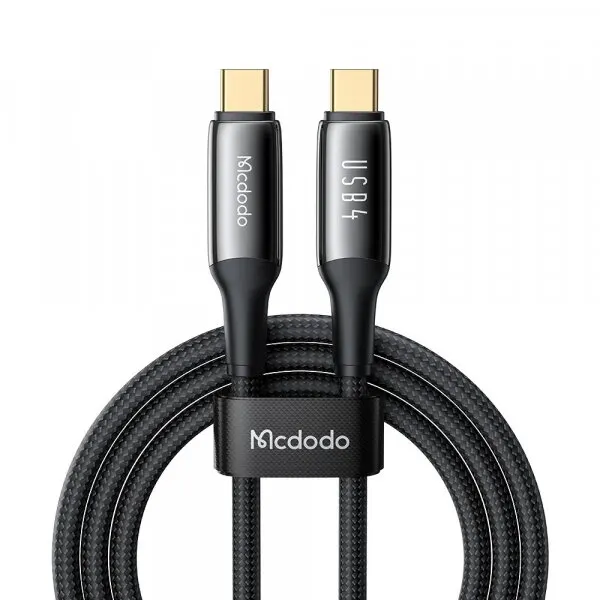 Mcdodo Cablu Date si Incarcare USB-C - USB-C McDodo CA-2990, 240W, 1.2m, Negru