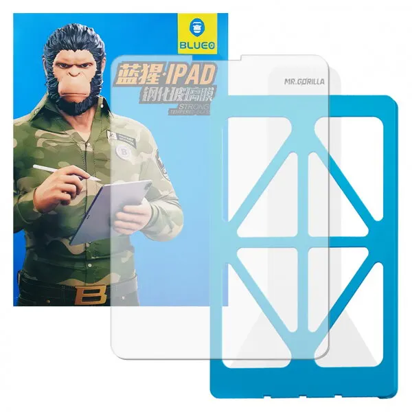 Blueo Folie de protectie Ecran Blueo HD Applicator Pro pentru Apple iPad mini (2024) / mini (2021), Sticla Securizata, Full Glue