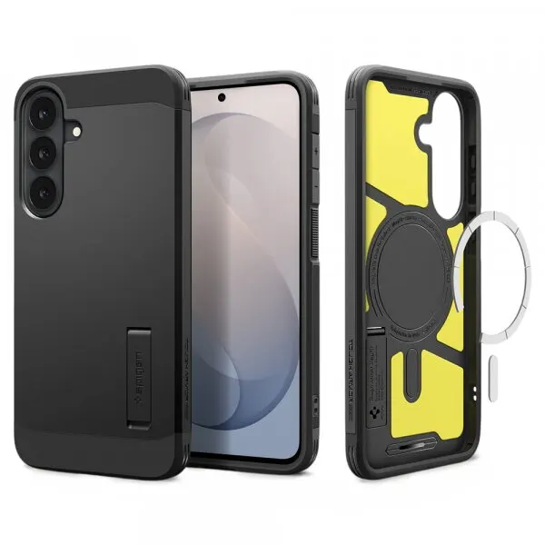 Spigen Husa MagSafe pentru Samsung Galaxy S26 FE S741, Spigen, Tough Armor, Neagra ACS11634
