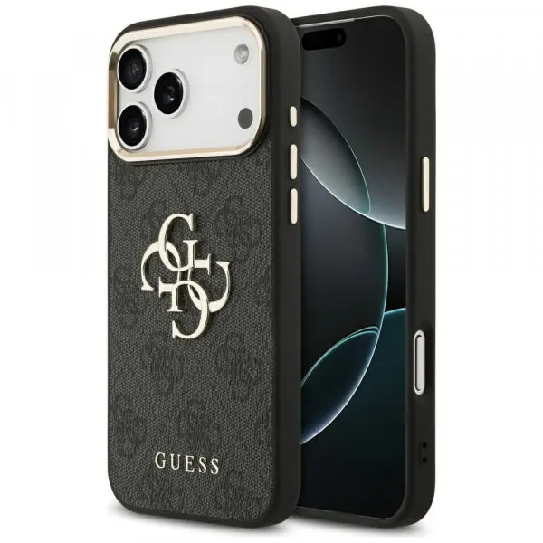 Guess Husa pentru Apple iPhone 18 Pro / 17 Pro, Guess, 4G Big Classic Logo, Neagra