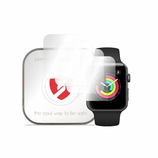 Smart Protection Folie Protectie Smart Protection Premium Classic pentru Apple Watch 42mm Series, Set 4 bucati, Plastic