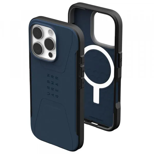 Urban Armor Gear Husa MagSafe pentru Apple iPhone 16 Pro, Urban Armor Gear, Civilian, Bleumarin