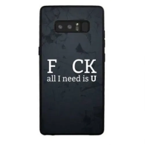 Samsung, Husa Samsung Note 8 Multicolor Mesaj Fcuk