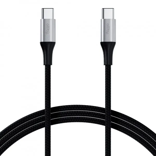 Allity Cablu Date si Incarcare USB-C - USB-C Allity. AUC-01, 100W, 2m, Negru