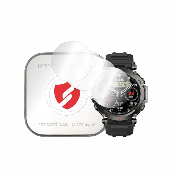 Smart Protection Folie Protectie Smart Protection Premium Classic pentru Amazfit T-Rex Ultra, Set 4 bucati, Plastic