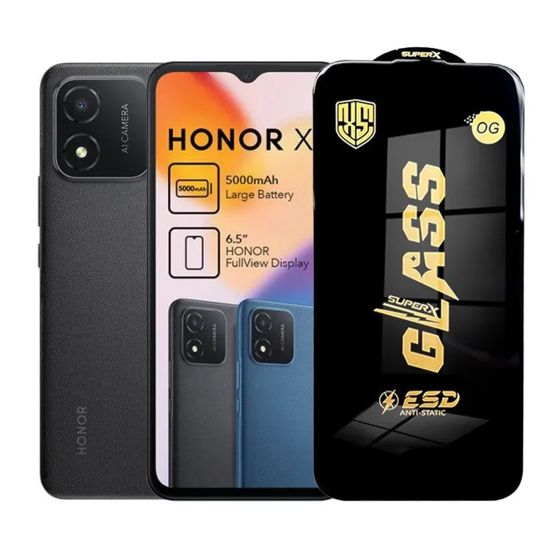 Flippy, Folie de Protectie pentru Honor X5, Flippy, Sticla Securizata ESD, Margini Negre