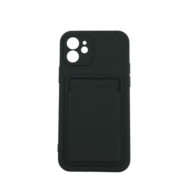 Flippy, Husa protectie Flippy cu suport card compatibila cu Apple iPhone 7G / 8G Negru