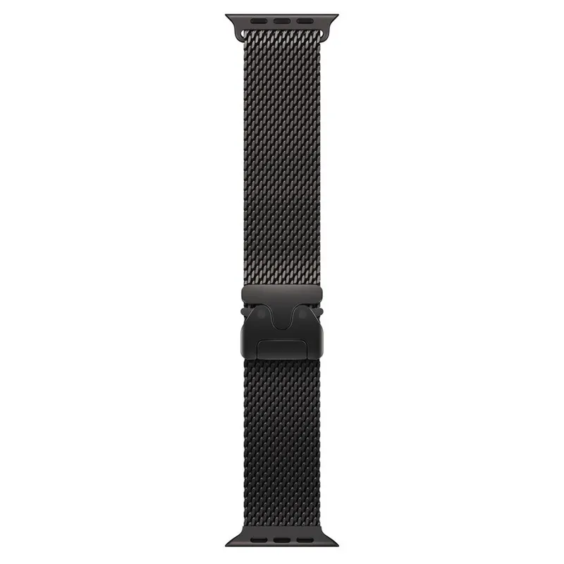 Apple Apple Watch 49mm Loop: Black Titanium Milanese Loop - Small