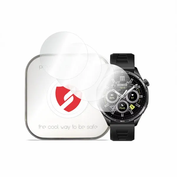 Smart Protection Folie Protectie Smart Protection Premium Classic pentru Honor Watch 6, Plastic, Set 4 bucati