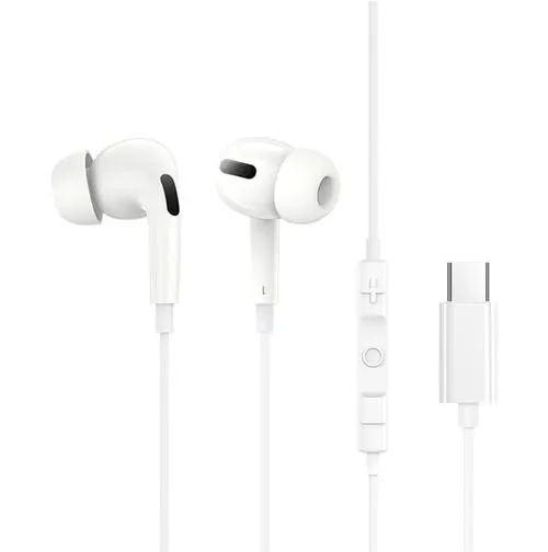 Casti Stereo Baseus Encok CZ18, USB-C, Microfon (Alb)