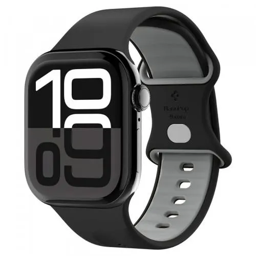Curea Spigen Nano Pop pentru Apple Watch 49mm / 46mm / 45mm / 44mm / 42mm Series, Neagra