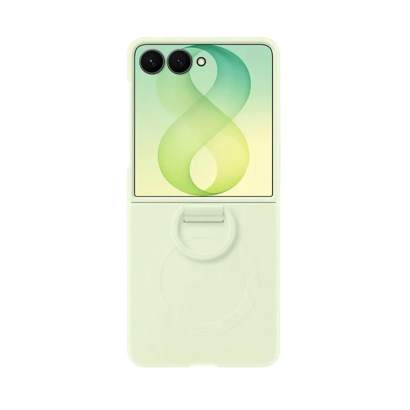 Samsung Husa Protectie Spate Samsung Silicon Ring Magnet Case EF-EF776CGEGWW pentru Galaxy Z Flip8, Verde