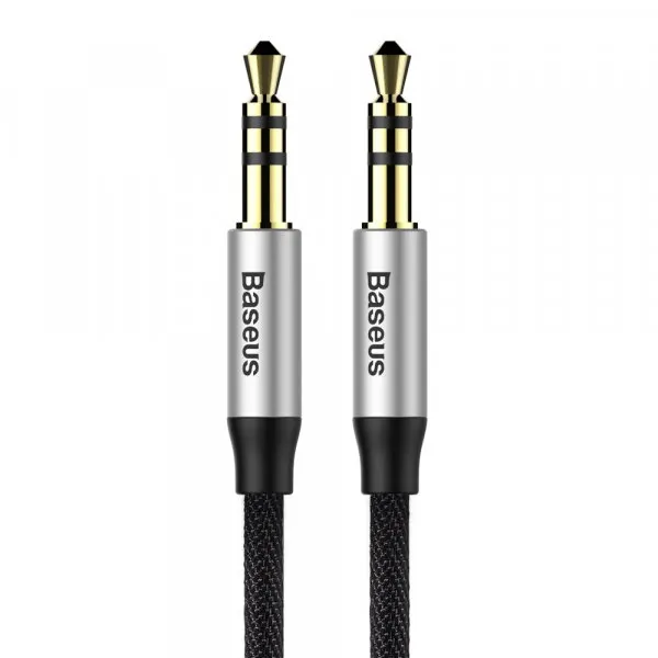 BASEUS Cablu Audio 3.5mm - 3.5mm Baseus Yiven M30, 1.5m, Negru CAM30-CS1