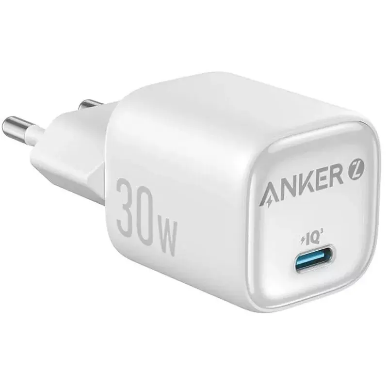 Anker Incarcator retea Anker Zolo, 30W, Super Fast Charger, USB-C, Alb