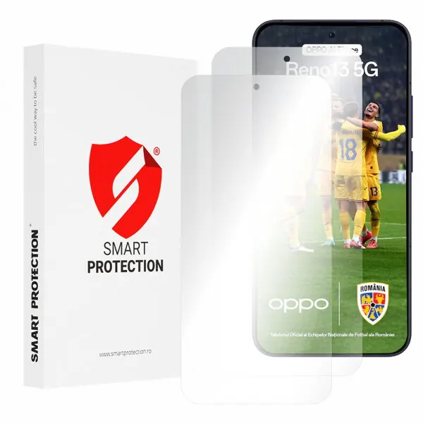 Smart Protection Folie de protectie Ecran Smart Protection Premium Classic pentru Oppo Reno13, Plastic, Set 2 bucati